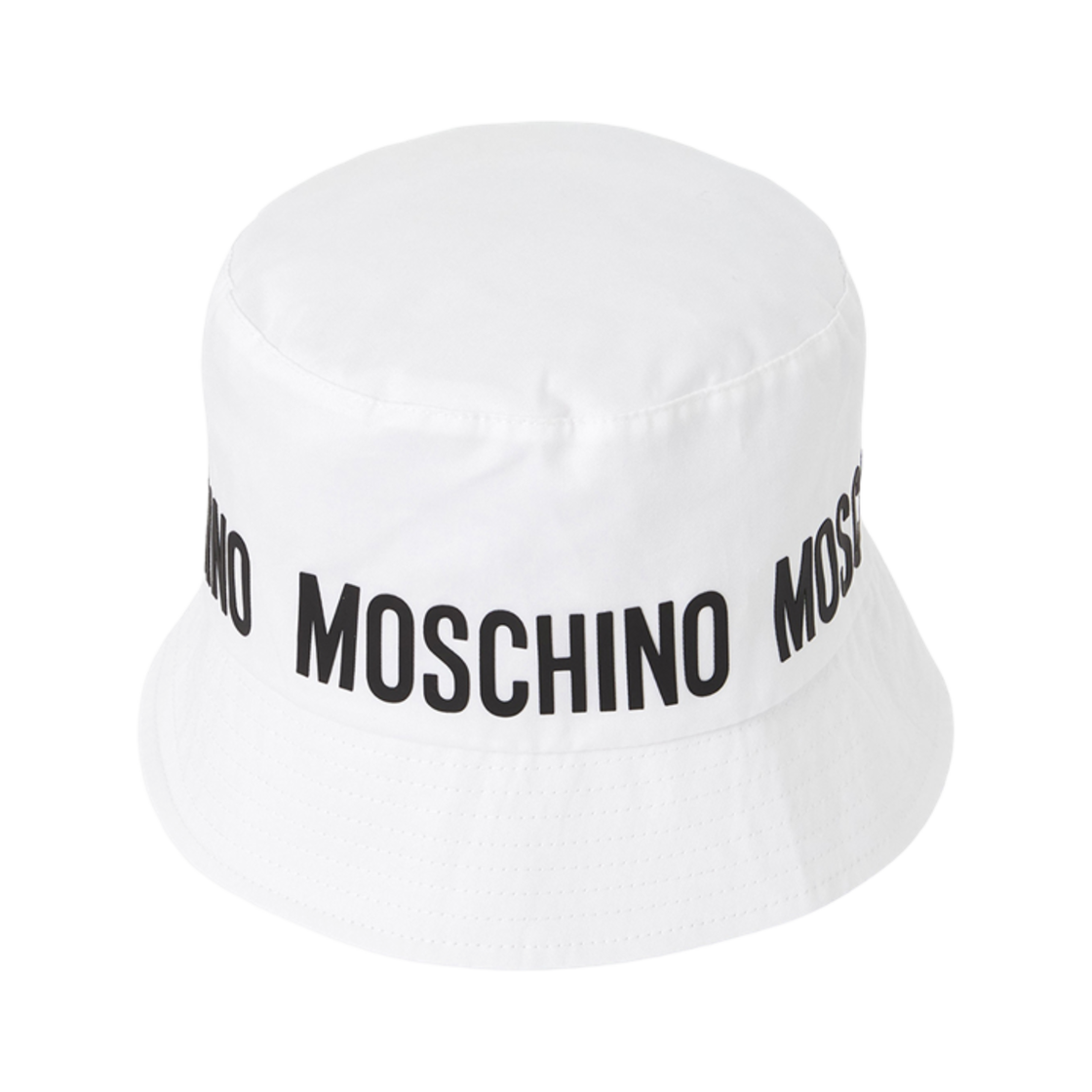 (키즈) 모스키노 버킷햇 화이트((Kids) Moschino Bucket Hat White) - 1