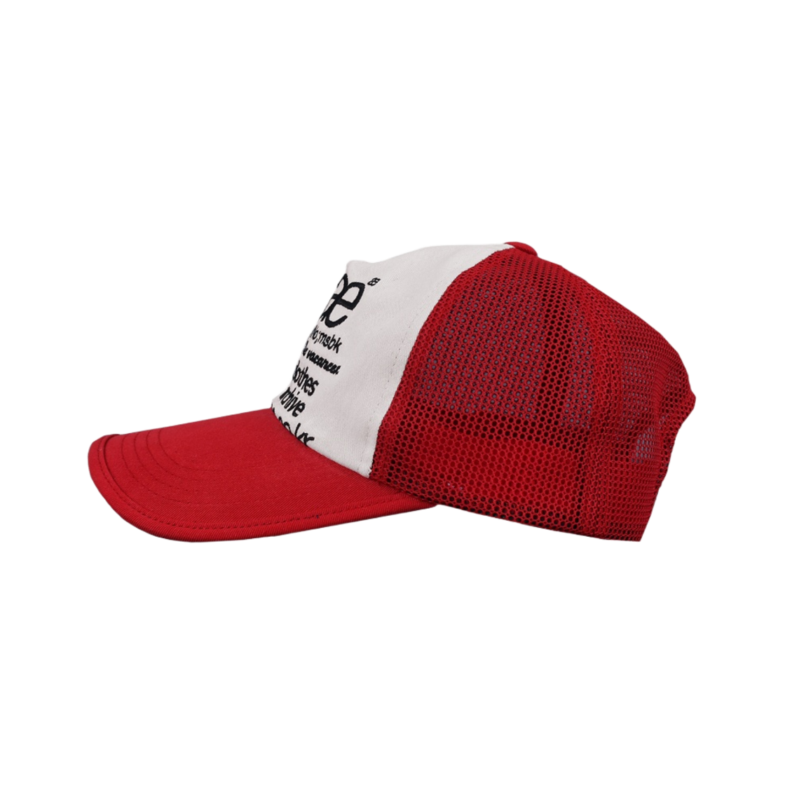 에이이에이이 웹 로고 메쉬 캡 레드 블랙(Aeae Web Logo Mesh Cap Red Black) - 2