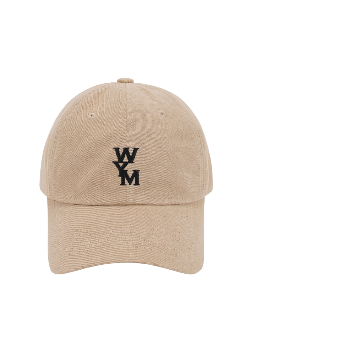 우영미 블랙 로고 볼캡 베이지 - 22FW(Wooyoungmi Black Logo Ball Cap Beige - 22FW)