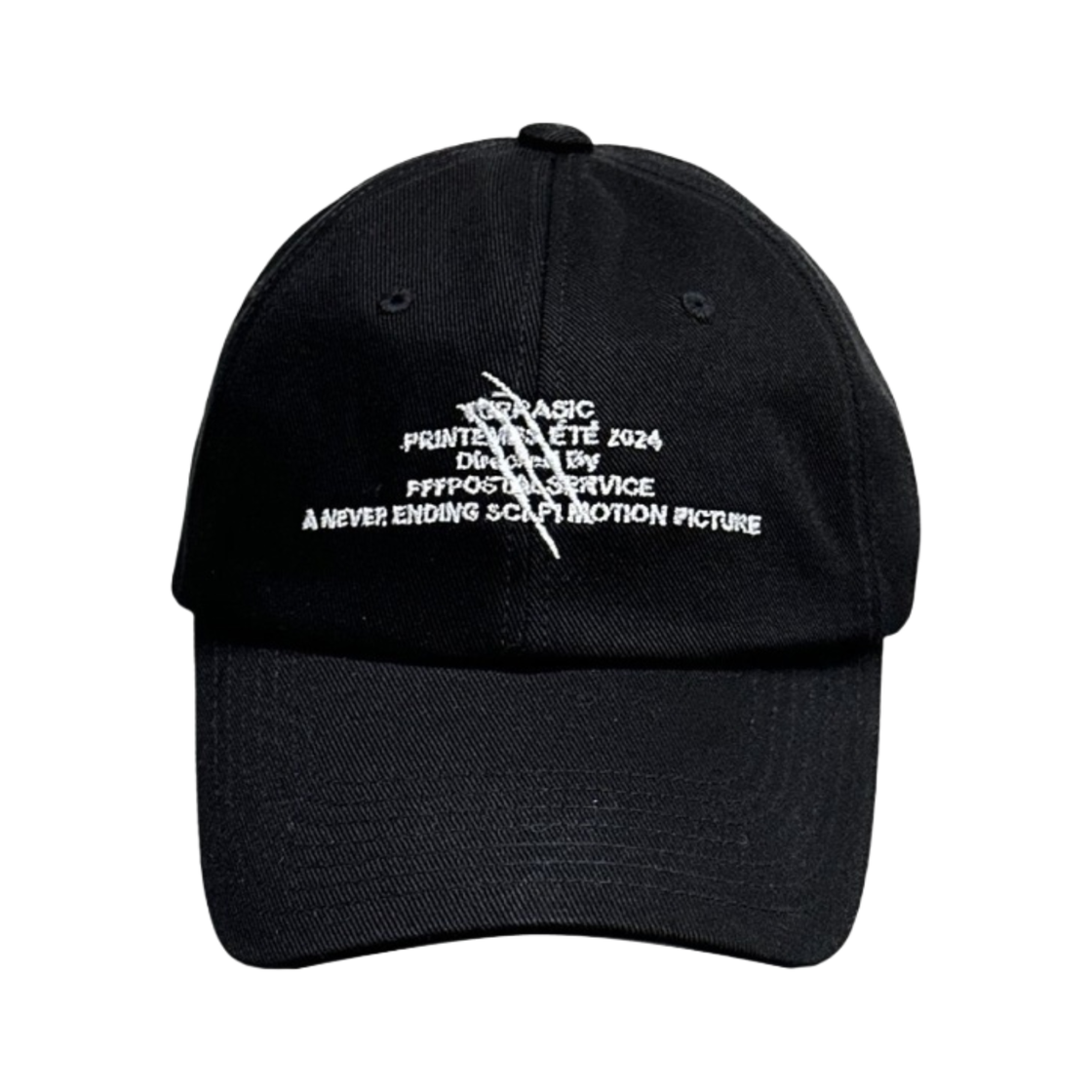 Fff포스탈서비스 터라식 엠브로이더드 캡 블랙 - 웹스토어 한정 블랙(Fffpostalservice Turrasic Embroidered Cap Black - Webstore Exclusive Black)