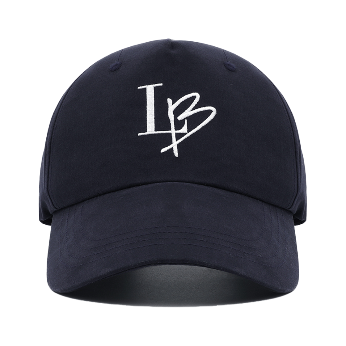 LB202503C2 Libilly LB Oversized  Navy Ball Cap Black - 대표 이미지 #1