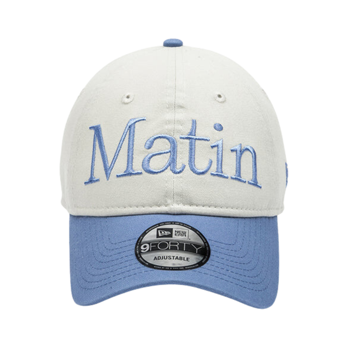 뉴에라 x 마뗑킴 베이직 언스트럭쳐 볼캡 화이트(New Era x Matin Kim Basic Unstructured Ball Cap White) - 2