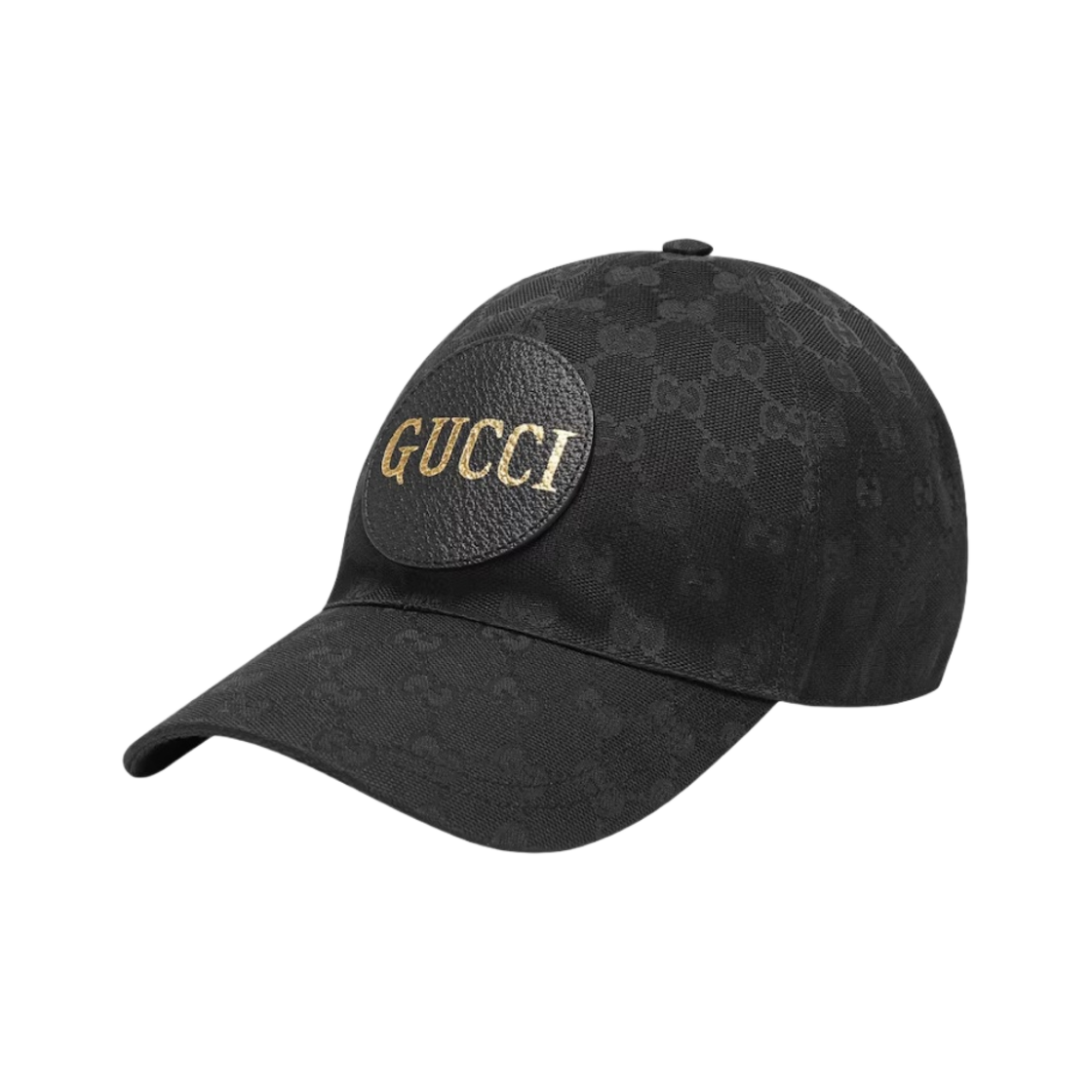 구찌 GG 캔버스 베이스볼 햇 블랙 GG 캔버스(Gucci GG Canvas Baseball Hat Black GG Canvas) - 1
