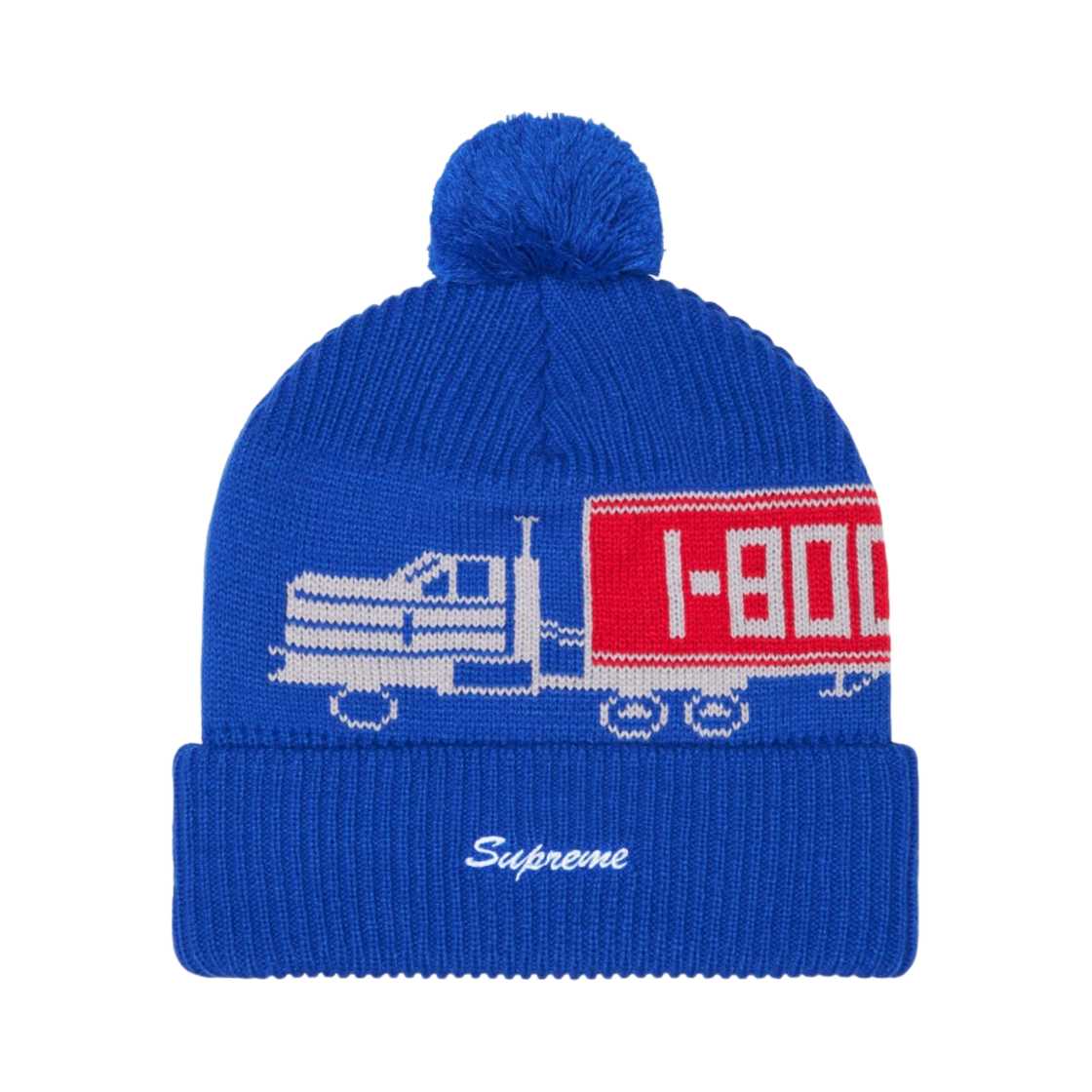 슈프림 18 휠러 비니 블루 - 23FW(Supreme 18-Wheeler Beanie Blue - 23FW) - 1