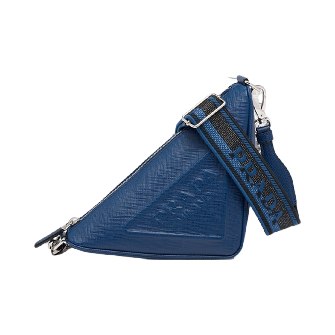 프라다 사피아노 프라다 트라이앵글 백 블루에뜨(Prada Saffiano Prada Triangle Bag Bluette) - 1