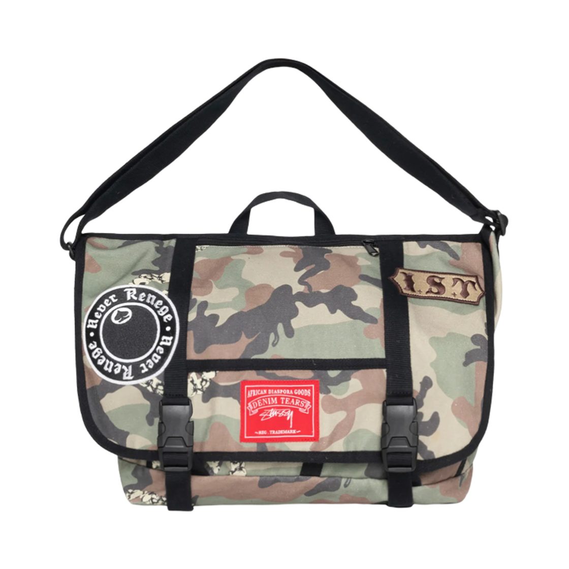 バッグ STUSSY DENIM TEARS MESSENGER BAG Denim Tears x Stussy Tears Messenger Bag Camo Men's - SS25 - US