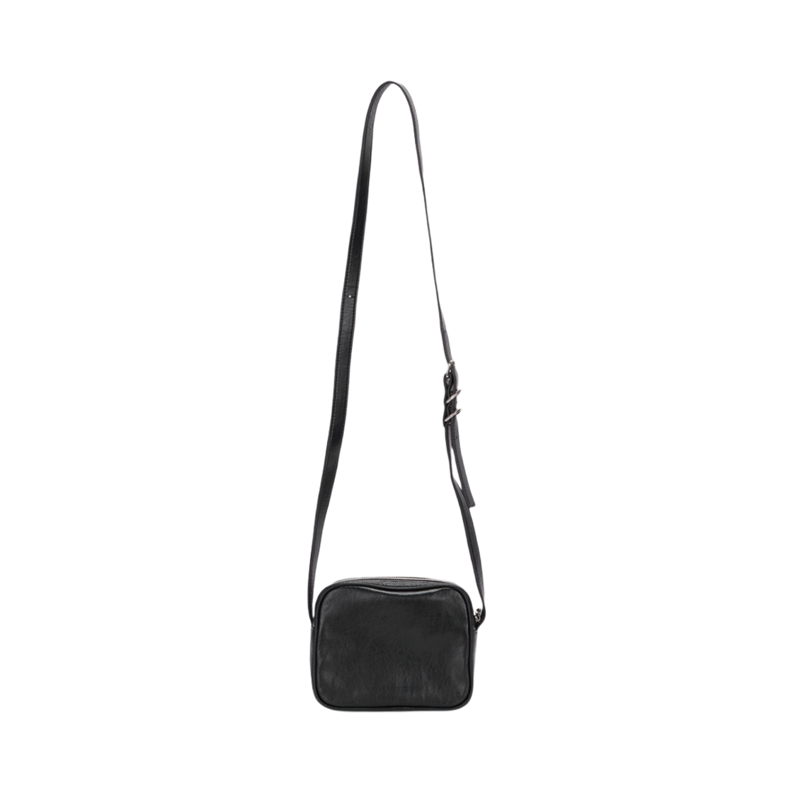 마뗑킴 스퀘어 레더 크로스백 블랙(Matin Kim Square Leather Cross Bag Black) - 2