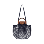 Longchamp Le Pliage Filet Top Handle Bag Navy