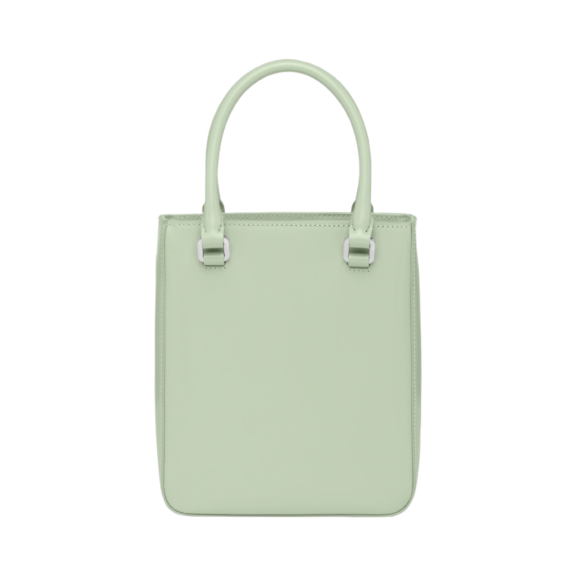프라다 스몰 브러쉬드 레더 토트백 아쿠아(Prada Small Brushed Leather Tote Bag Aqua) - 3