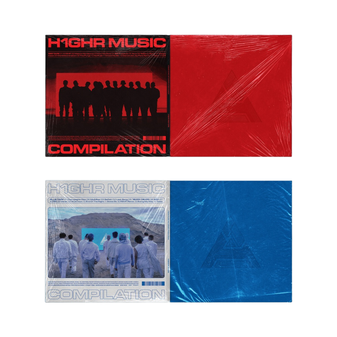 하이어 뮤직 컴필레이션 LP 레드 블루 (2LP + 2LP) | LP & CD | KREAM