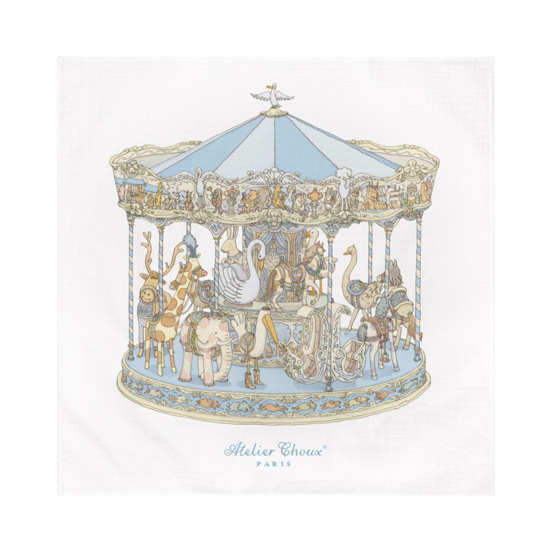 - Atelier Choux Carre Carousel Blue