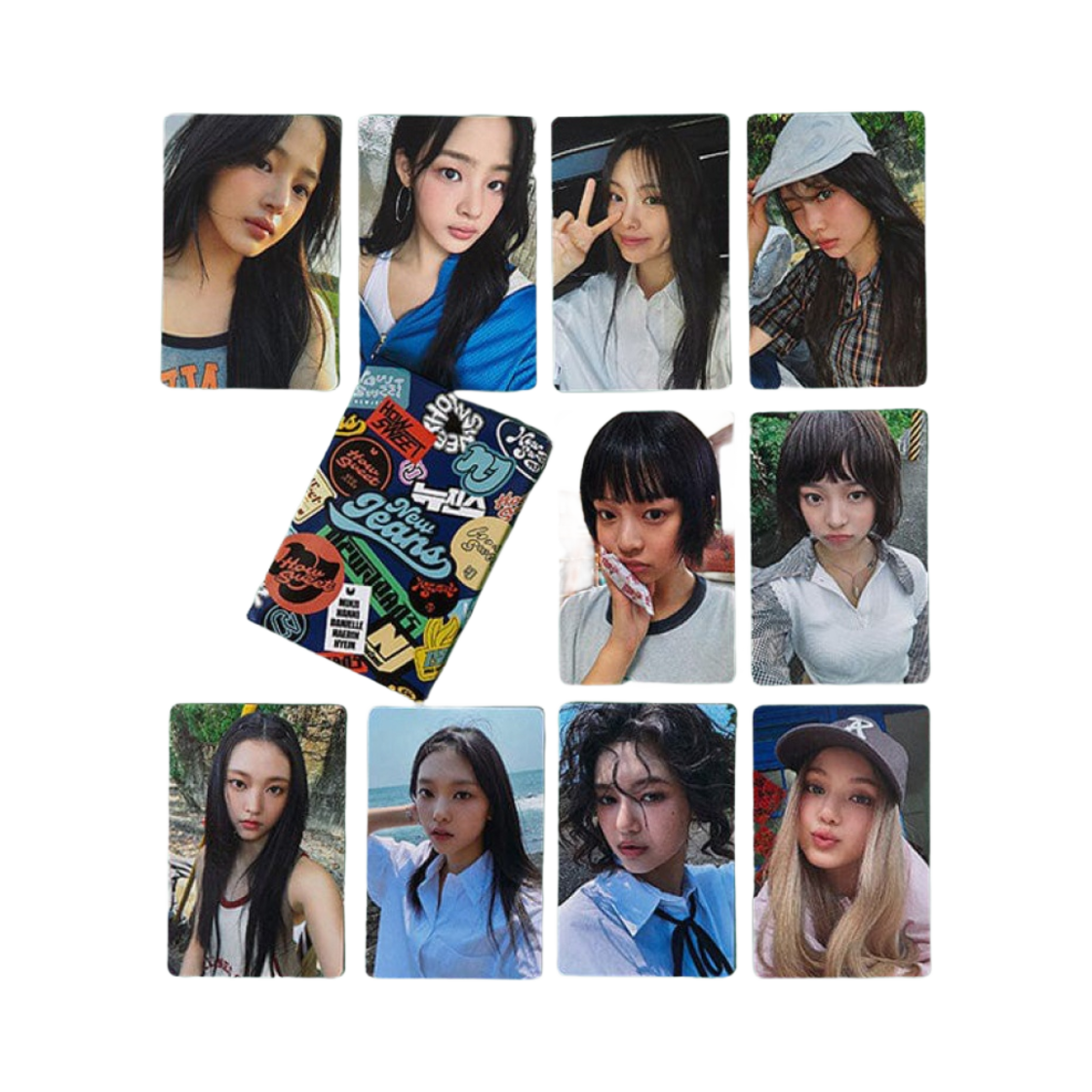 - NewJeans How Sweet Photo Card Set 1 (Set of 10)