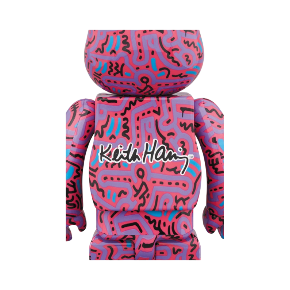 베어브릭 키스 해링 #2 100% & 400% 세트(Bearbrick Keith Haring #2 100% & 400% Set) - 4
