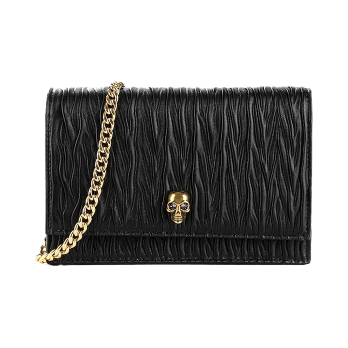 613088DYTBA1000 Alexander McQueen Small Skull Bag Black
