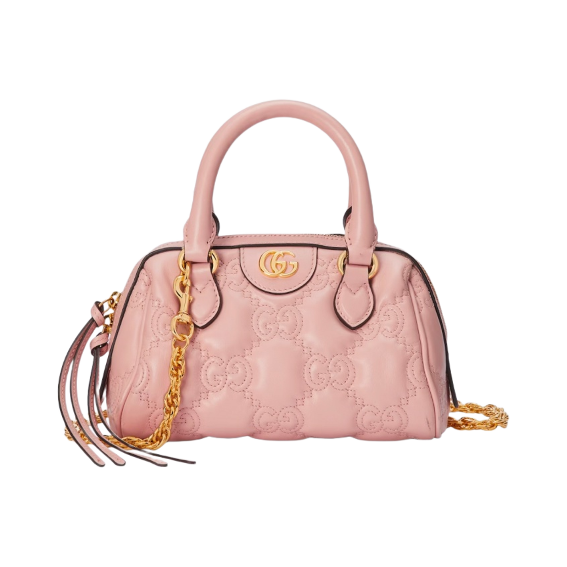 구찌 GG 마틀라세 미니백 핑크 레더(Gucci GG Matelasse Mini Bag Pink Leather) - 1