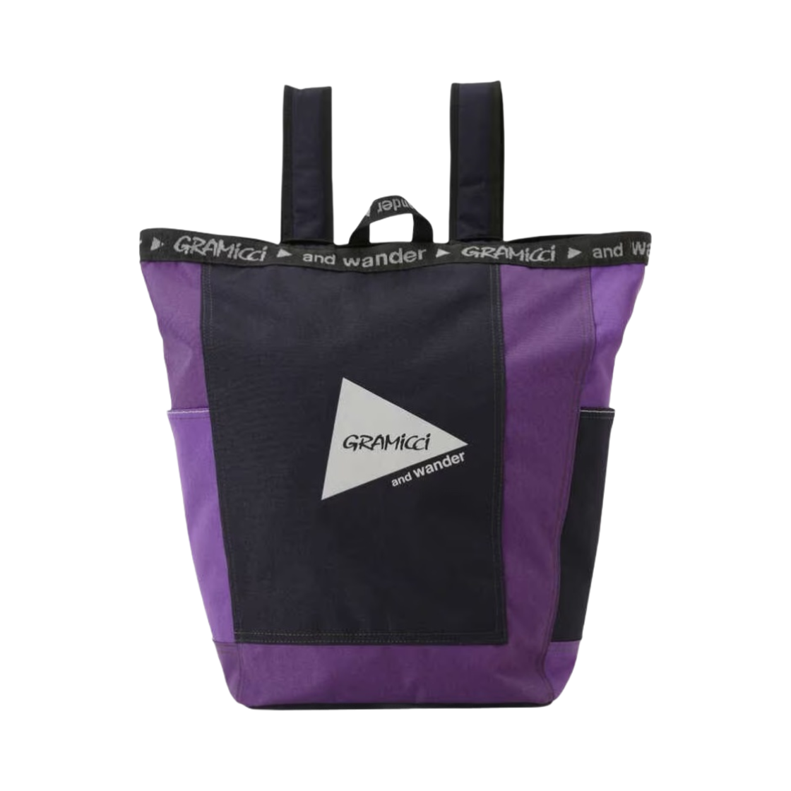 5744185424F083 And Wander x Gramicci Multi Patchwork 2Way Pack Multi Purple
