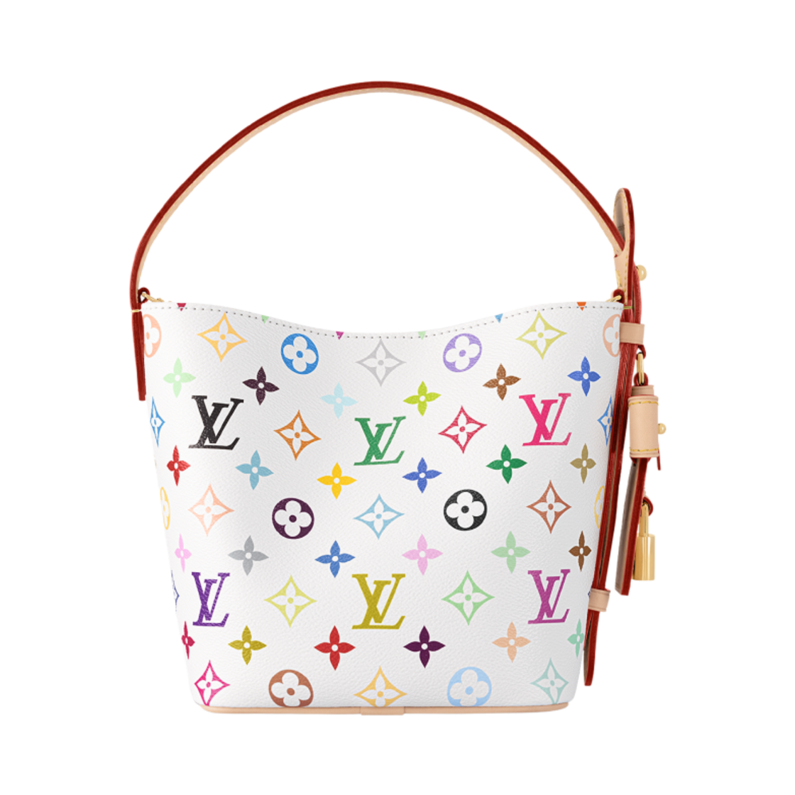 루이비통 x 무라카미 타카시 올 인 BB 멀티컬러 화이트(Louis Vuitton x Murakami Takashi All in BB Multicolor White) - 3