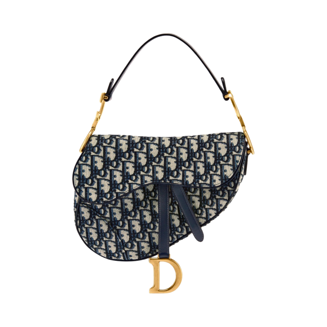 디올 새들백 블루 디올 오블리크 자카드