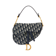 Dior Saddle Bag Blue Dior Oblique Jacquard