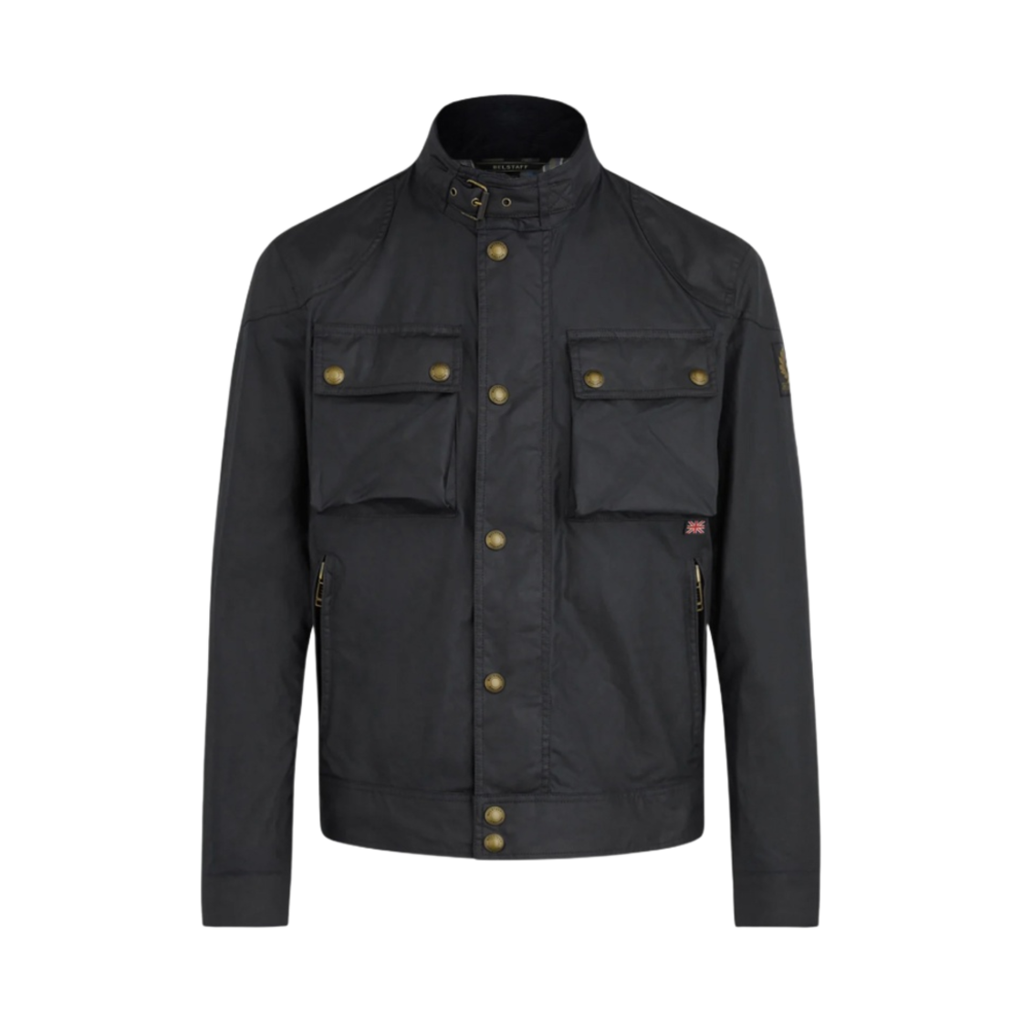 벨스타프 왁스드 코튼 레이스마스터 자켓 블랙(BelStaff Waxed Cotton Racemaster Jacket Black)