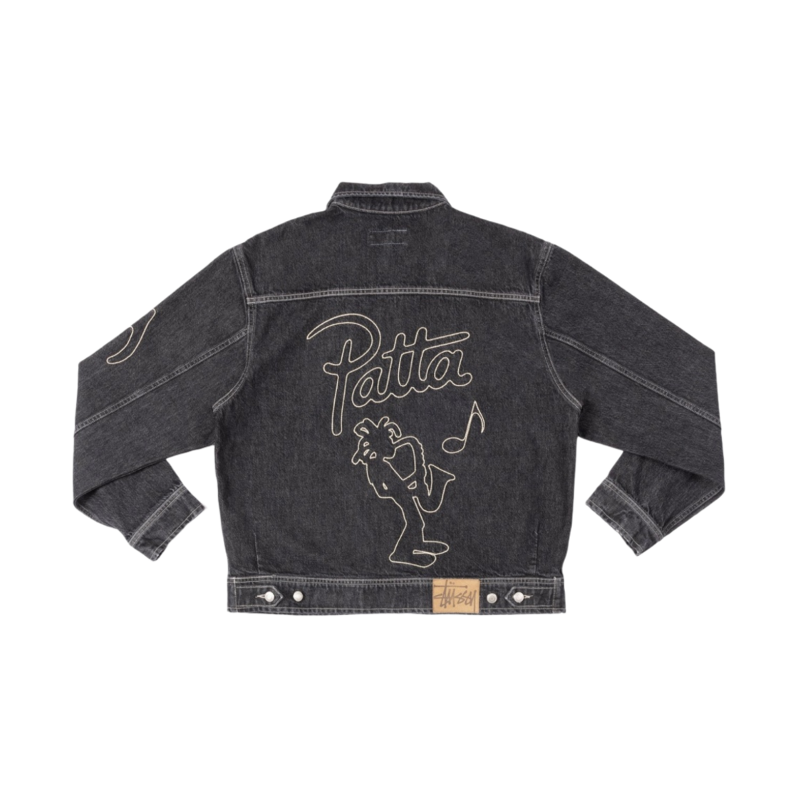 스투시 x 파타 집 워크 자켓 블랙(Stussy x Patta Zip Work Jacket Black) - 2