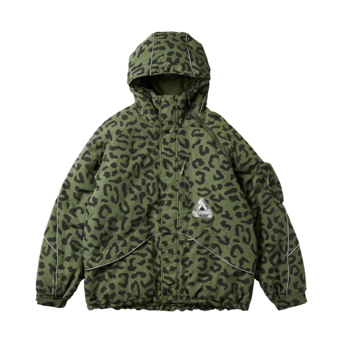 팔라스 M-테크 후드 자켓 올리브 치타 - 22FW(Palace M-Tech Hooded Jacket Olive Cheetah - 22FW) - 1