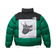 Supreme x The North Face Nuptse Jacket Green - 24FW