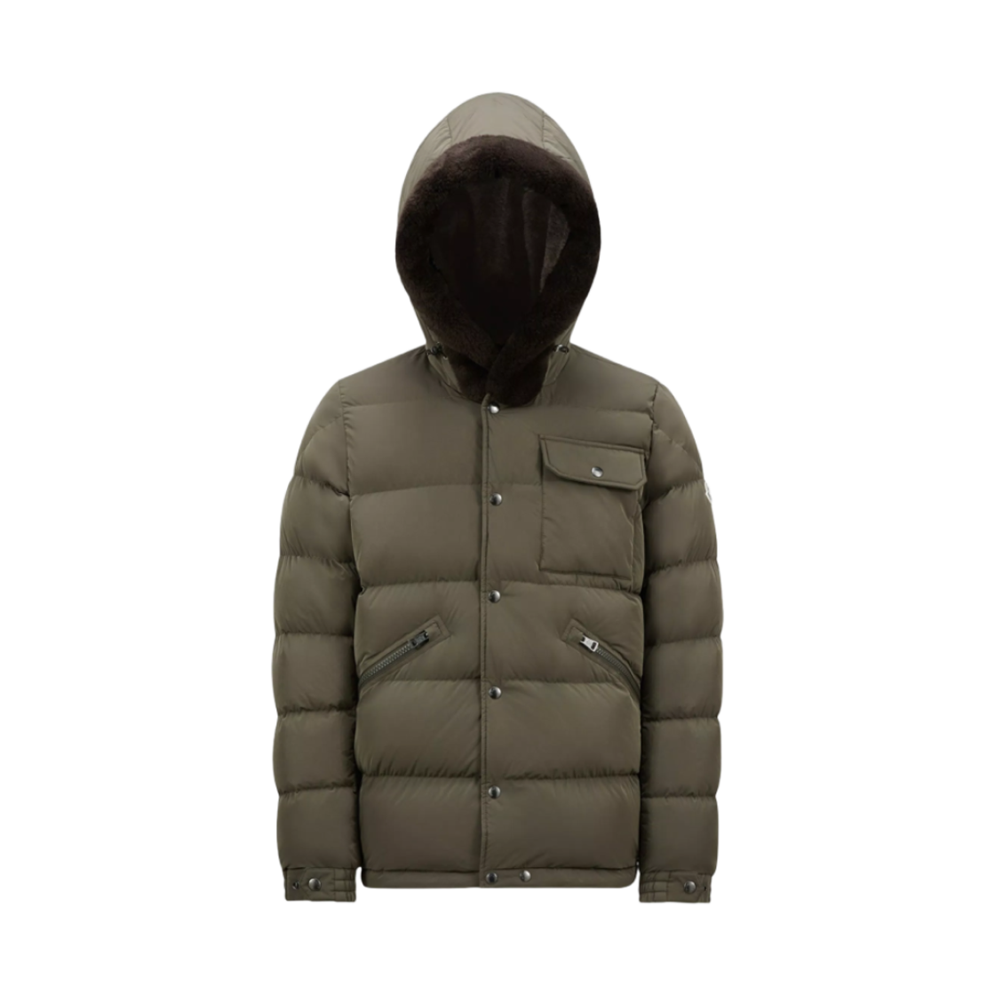 J2-091-1A00149-5974W-899 Moncler Marcelettes Short Down Jacket Olive Green - 24FW