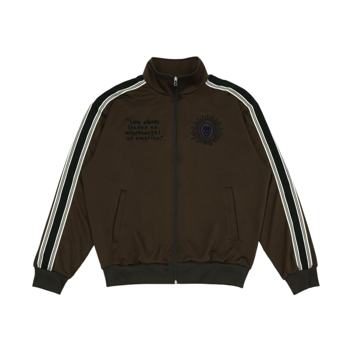 퍼츠 러브 이모션 트랙 자켓 브라운(POTS Love Emotion Track Jacket Brown)