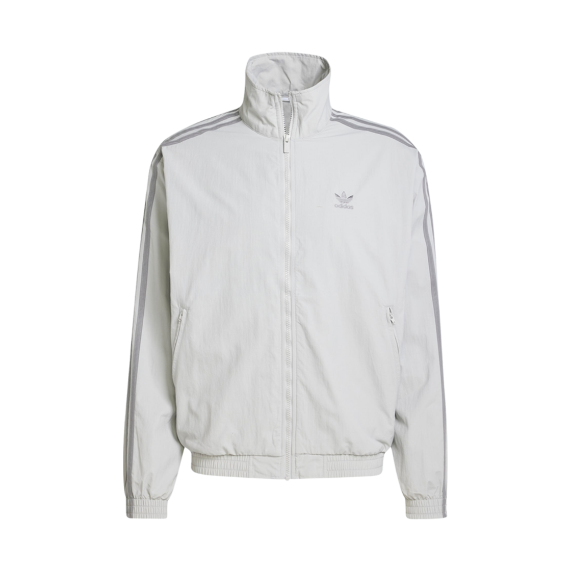 아디다스 오리지널스 아디컬러 우븐 파이어버드 트랙탑 그레이 투 - US 사이즈(Adidas Originals Adicolor Woven Firebird Track Top Grey Two - US Sizing) - 1