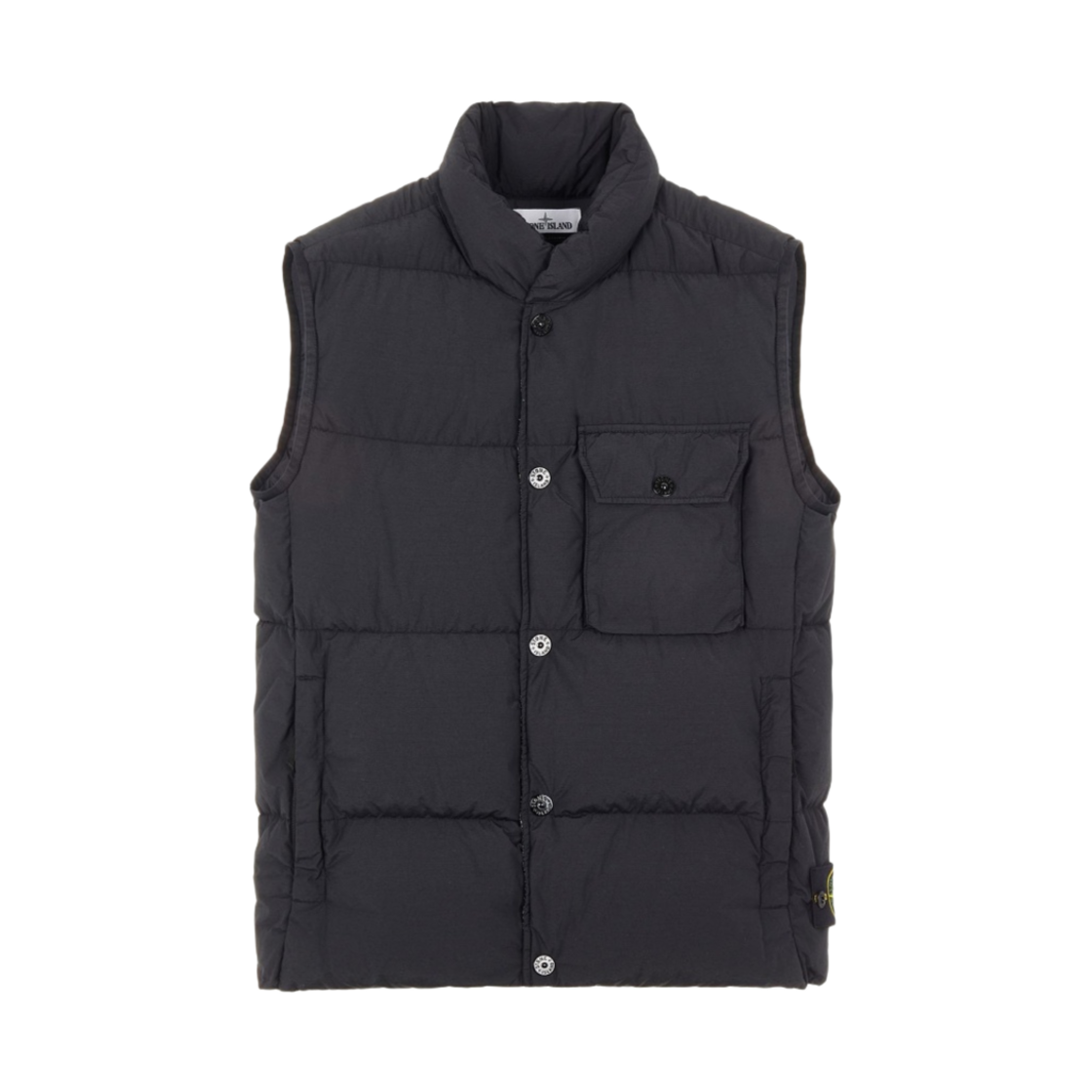 스톤 아일랜드 G1032 나슬란 다운-TC 베스트 블랙 - 21FW