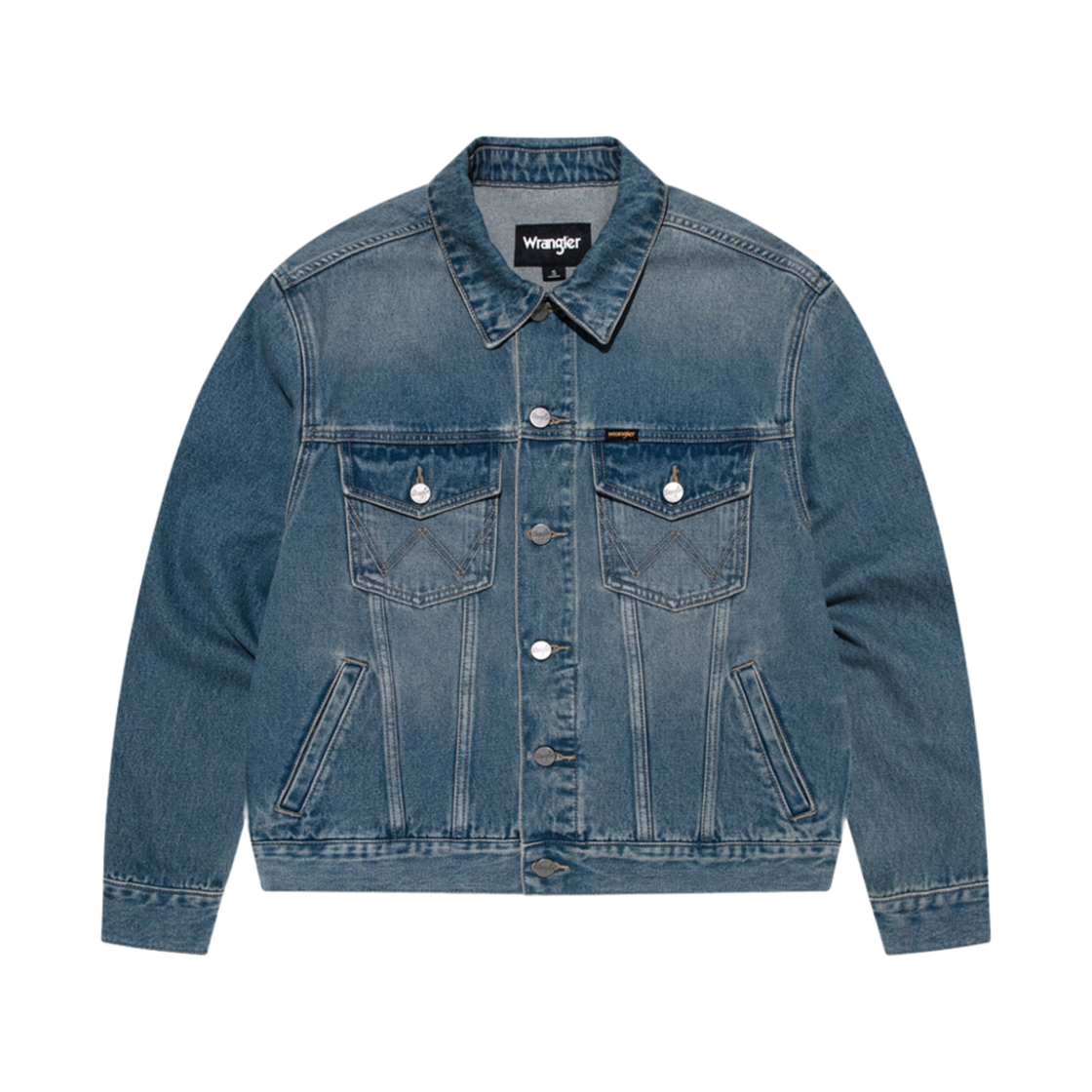 WR2501IJ02IM Wrangler Standard Washed Denim Jacket Indigo Medium
