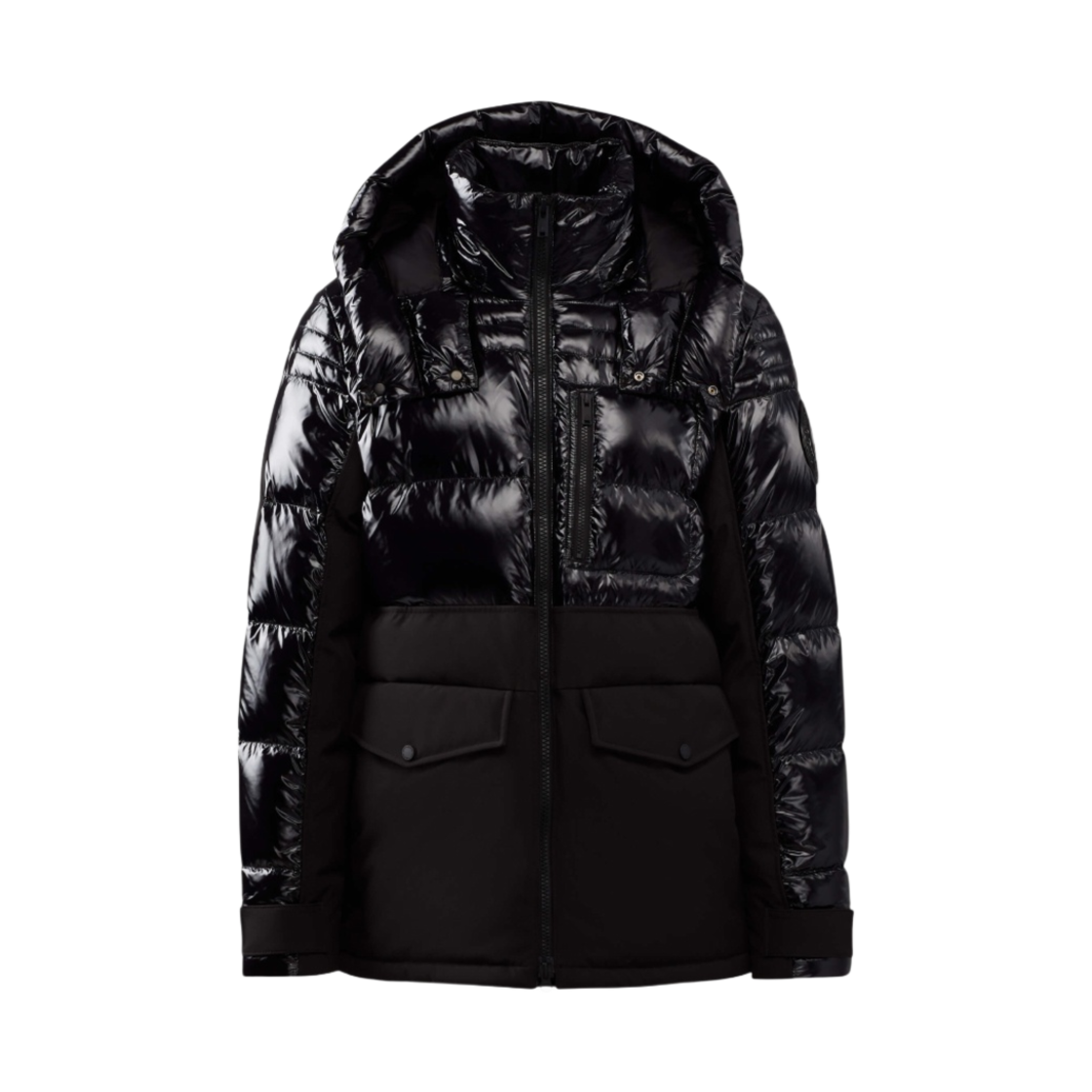 무스너클 두갈드 2.0 자켓 블랙 샤이니 블랙(Moose Knuckles Dugald 2.0 Jacket Black Shiny Black)