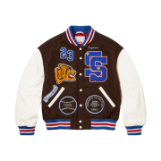 Supreme Tiger Varsity Jacket Brown - 23FW