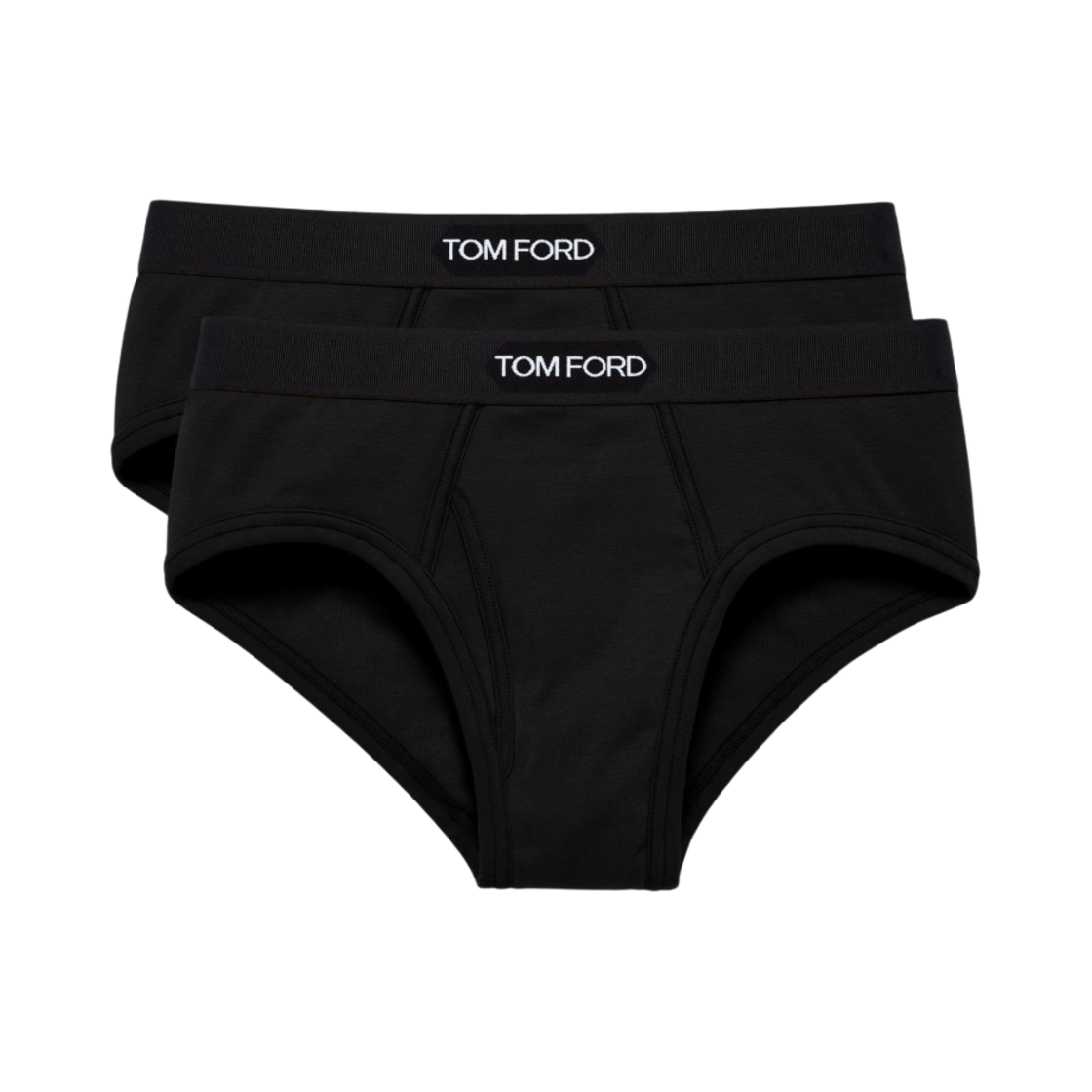 T4XC1-104-002 Tom Ford Cotton Briefs Black (2 Pack)