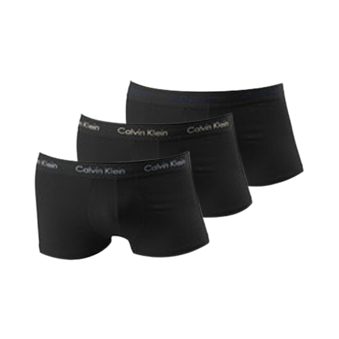 NB2614971 Calvin Klein Cotton Stretch 3-pack Low Rise Trunk Black