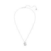(W) Swarovski Iconic Swan Pendant Medium White Rhodium Plated