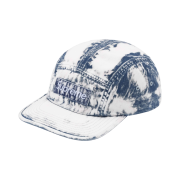 Supreme Bleached Chino Camp Cap Navy - 24SS