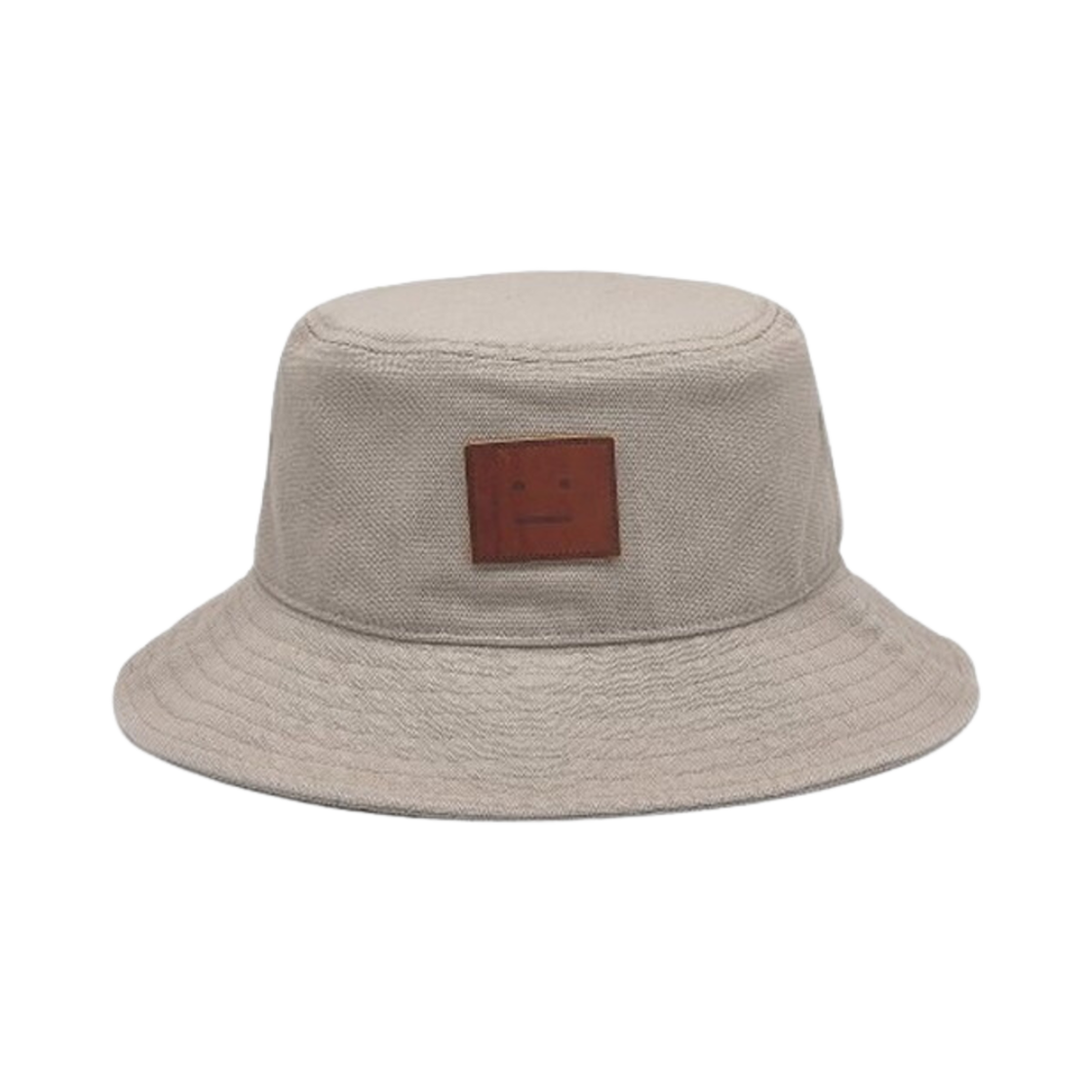 C40234-ADY Acne Studios Bucket Hat with Patch Grey