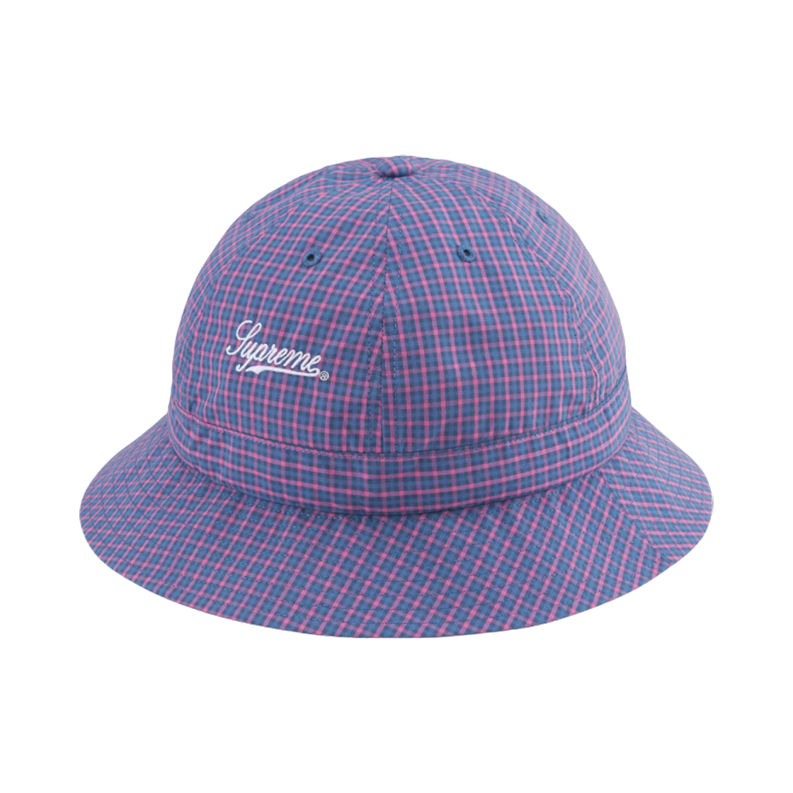 슈프림 코듀라 플레이드 벨 햇 블루 - 25SS | Supreme | KREAM