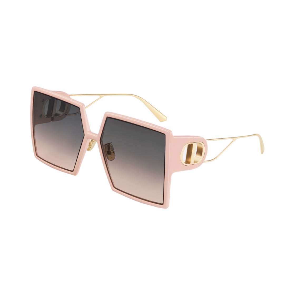 (W) 디올 30몽테뉴 수 오버사이즈 스퀘어 선글라스 핑크((W) Dior 30Montaigne SU Oversized Square Sunglasses Pink) - 1