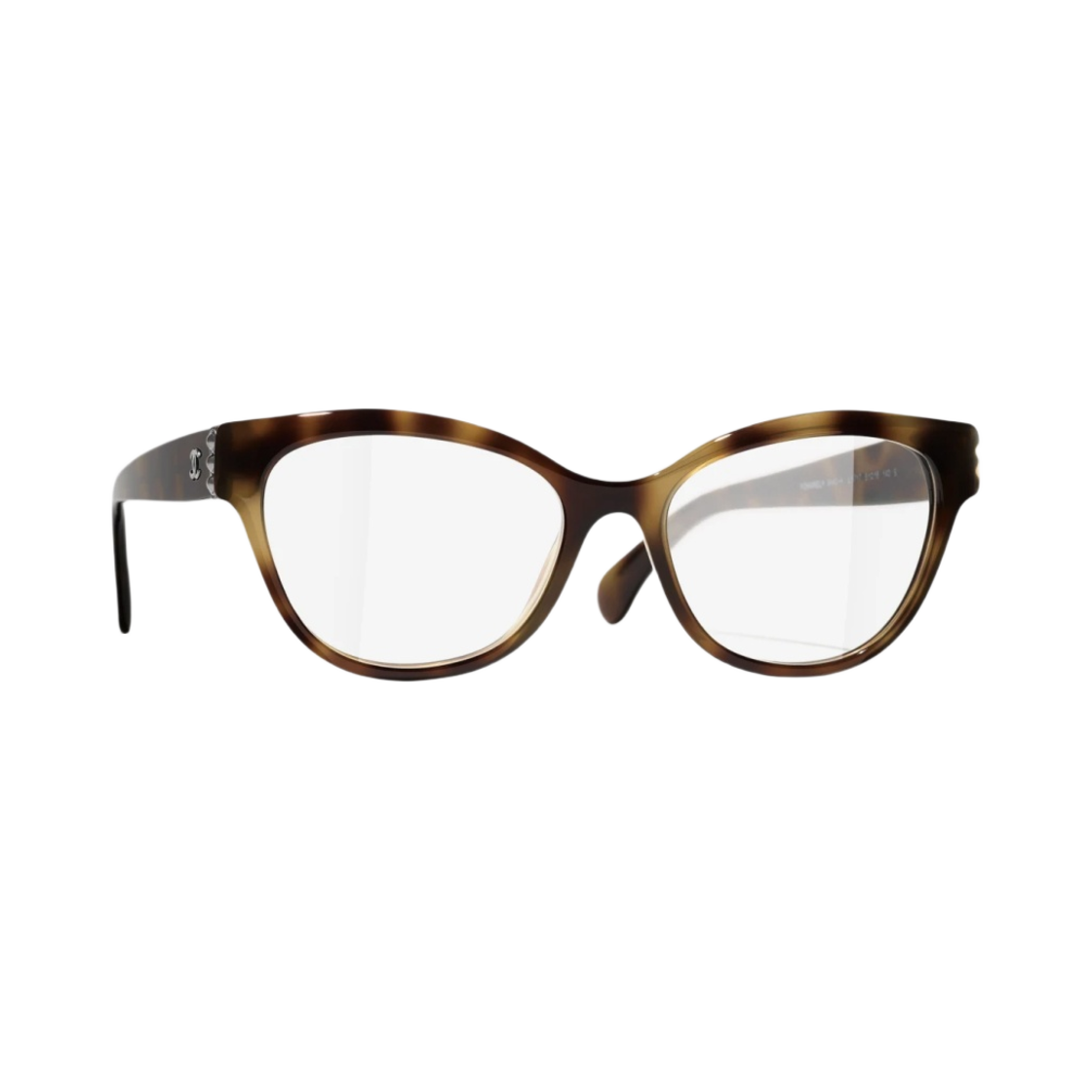 샤넬 버터플라이 프레임 아세테이트 글래스 펄 & 톨토이즈(Chanel Butterfly Eyeglasses Acetate Glass Pearls & Tortoise) - 2