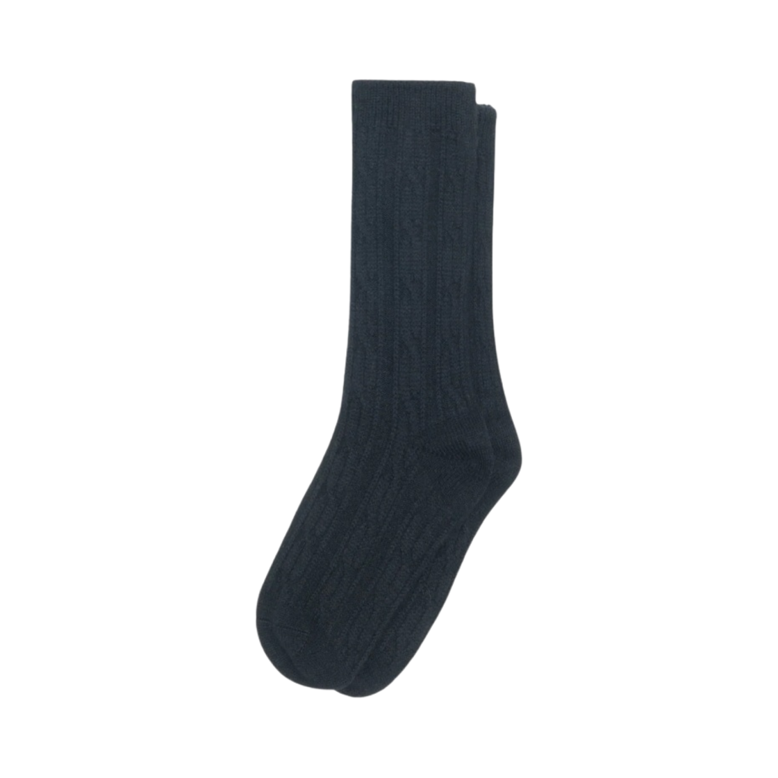 138917 Stussy Cable Knit S Dress Socks Black