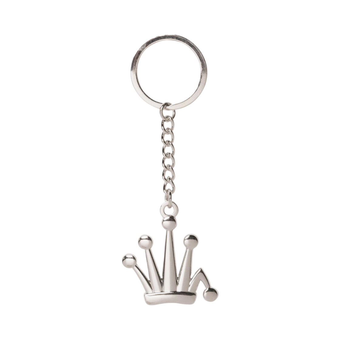 스투시 메탈 벤트 크라운 키체인 실버(Stussy Metal Bent Crown Keychain Silver)