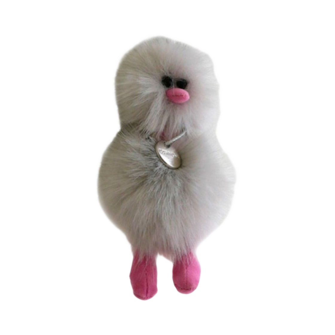 코지모지 미니 버드 키링 라이트 그레이