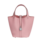 Hermes Picotin Lock 18 Bag Clemence & Palladium Rose Sakura