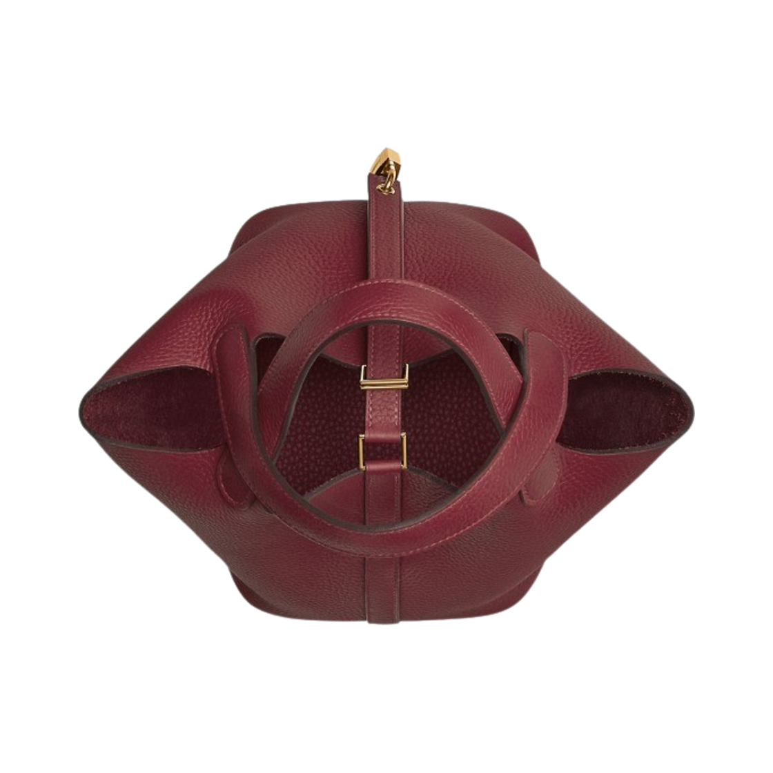 에르메스 피코탄 락 18 백 클레망스 & 골드 하드웨어 루즈 아쉬(Hermes Picotin Lock 18 Bag Clemence & Gold Rouge H) - 2