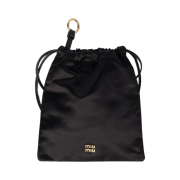 Miu Miu Duchesse Pouch Black