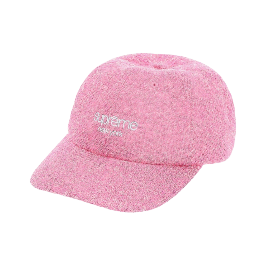 슈프림 해리스 트위드 클래식 로고 6-패널 캡 핑크 - 21FW(Supreme Harris Tweed Classic Logo 6-Panel Pink - 21FW)