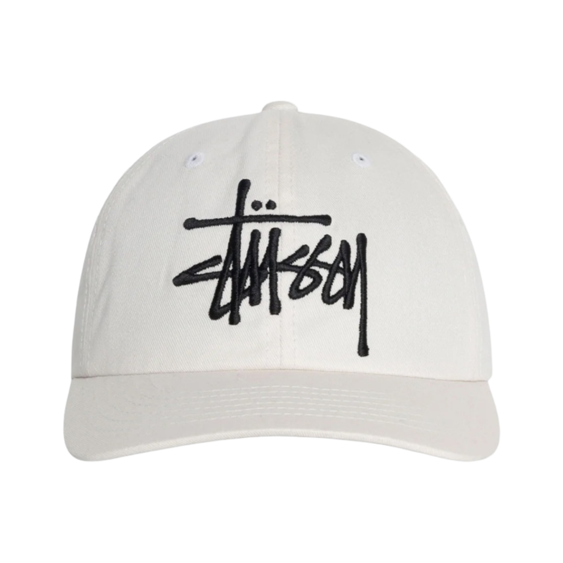 스투시 로우 프로파일 빅 베이직 스냅백 스노우(Stussy Low Profile Big Basic Snapback Snow)